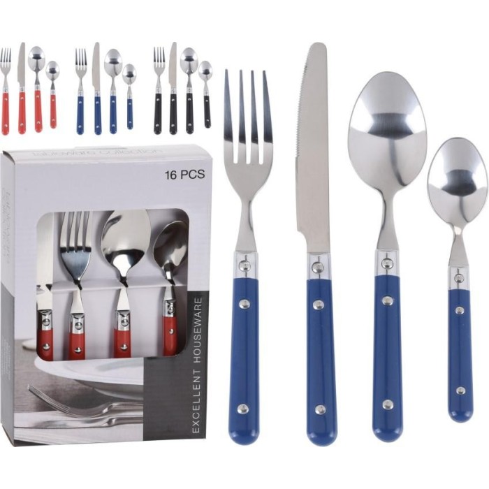 SERVIZIO 16POSATE INOX 3ASS